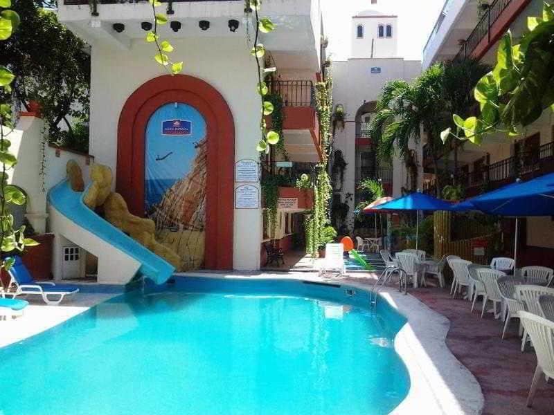 Hotel Hacienda Maria Eugenia アカプルコ エクステリア 写真